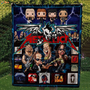 Metallica Quilt & Fleece Blanket – Gift For Christmas