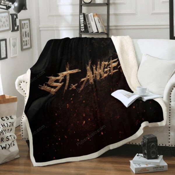 METALLICA ST ANGER – Music Symbols Art For Fans Sherpa Fleece Blanket
