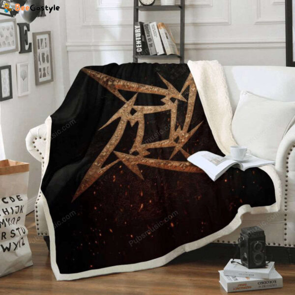 Metallica Symbol – Music Symbols Art For Fans Sherpa Fleece Blanket