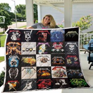 Metallica T Shirt Quilt Blanket 1