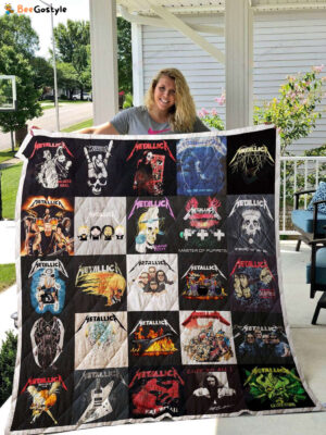 Metallica T-Shirt Quilt Blanket Christmas Gift