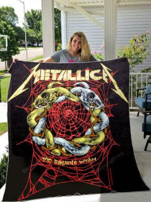 Metallica: The Struggle Within Quilt Blanket 1