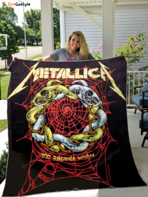 Metallica: The Struggle Within Quilt Blanket