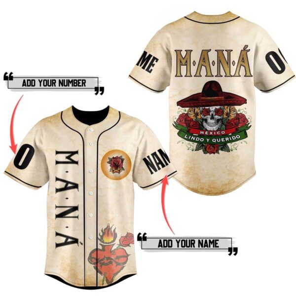 Mexico Lindo Y Querido Mana Baseball Jersey For Men Women And Kids Gift for Fans