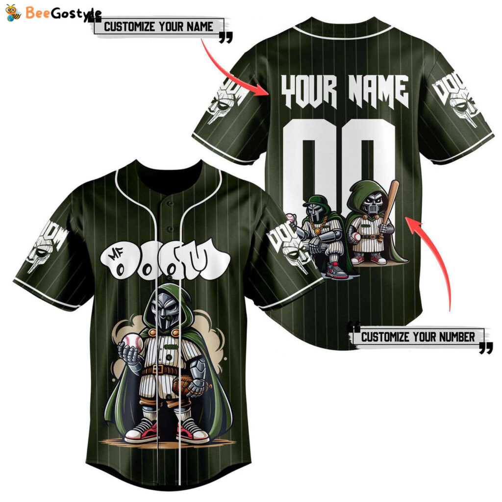 MF Doom Baseball Jersey For Men Women And Kids Gift for Fans MF Doom Baseball Jersey For Men Women And Kids Gift for Fans