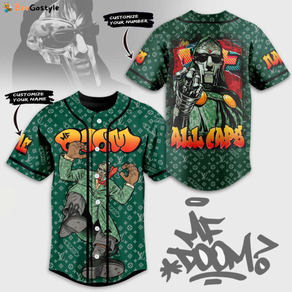 MF Doom Baseball Jersey For Men Women And Kids Gift for Fans