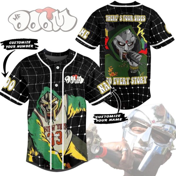 MF Doom Baseball Jersey For Men Women And Kids Gift for Fans