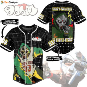 MF Doom Baseball Jersey For Men Women And Kids Gift for Fans