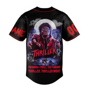 Michael Jackson Thriller Baseball Jersey For Men Women And Kids Gift for Fans 1