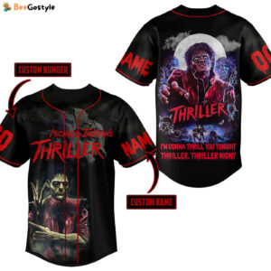 Michael Jackson Thriller Baseball Jersey For Men Women And Kids Gift for Fans