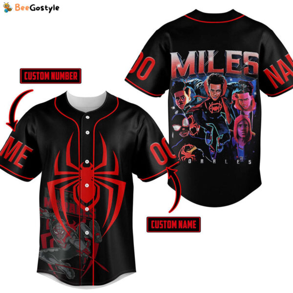 Miles Morales Baseball Jersey For Men Women And Kids Gift for Fans
