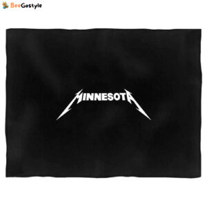 Minnesota Metallica Logo Blanket