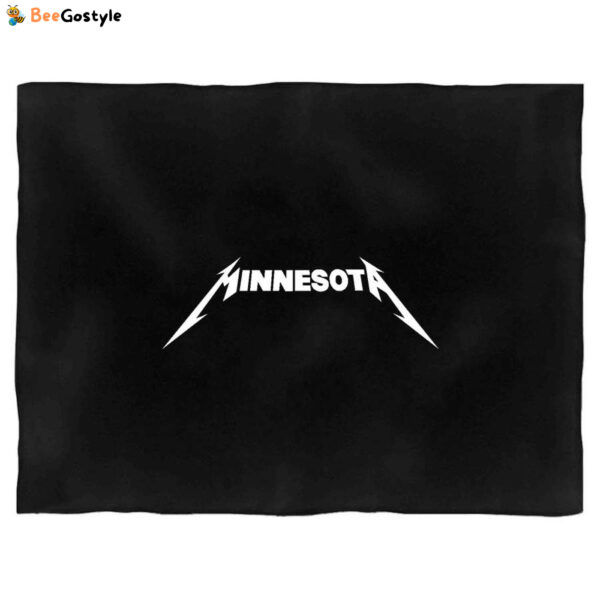 Minnesota Metallica Logo Blanket