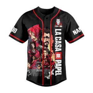 Money Heist Baseball Jersey For Men Women And Kids Gift for Fans 3