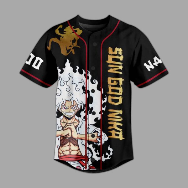 Monkey D Luffy Sun God Nika Baseball Jersey For Men Women And Kids Gift for Fans