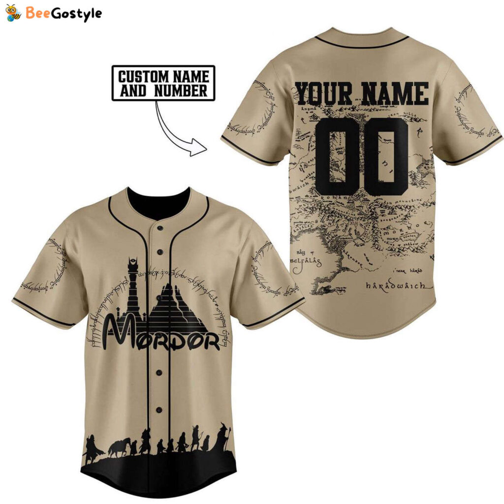 Mordor Baseball Jersey For Men Women And Kids Gift Mordor Baseball Jersey For Men Women And Kids Gift