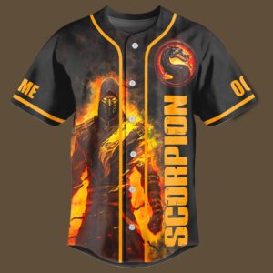 Mortal Kombat Baseball Jersey For Men Women And Kids Gift for Fans 1