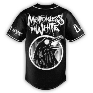 Motionless In White Baseball Jersey For Men Women And Kids Gift for Fans 3