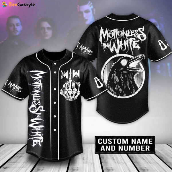 Motionless In White Baseball Jersey For Men Women And Kids Gift for Fans