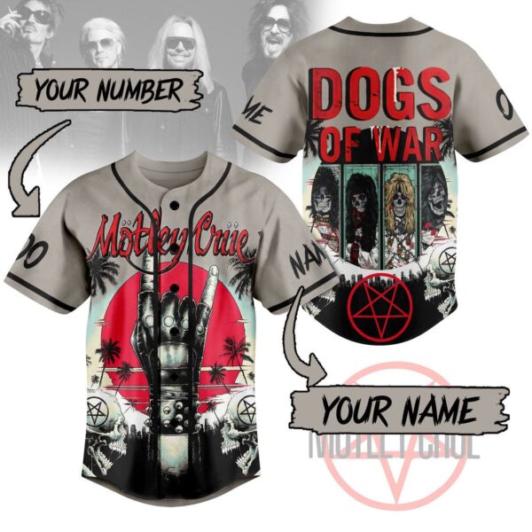 Motley Crue Baseball Jersey For Men Women And Kids Gift