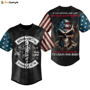 Motley Crue Baseball Jersey For Men Women And Kids Gift for Fans