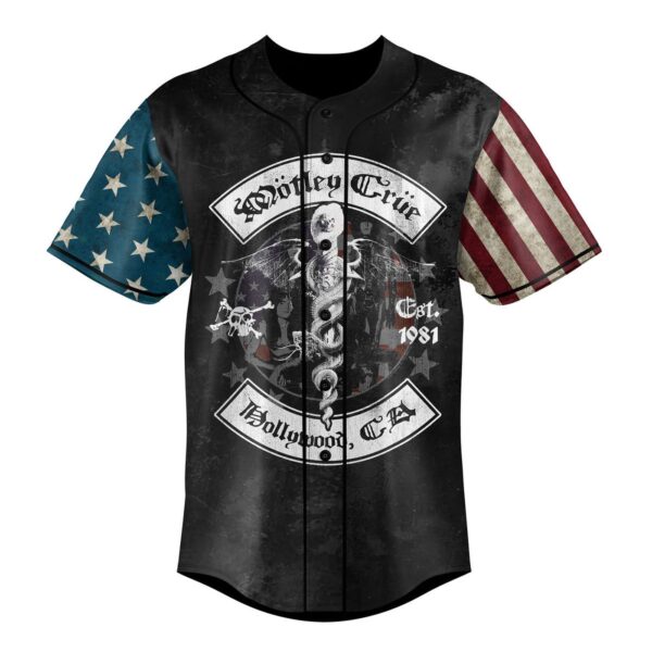 Motley Crue Baseball Jersey For Men Women And Kids Gift for Fans
