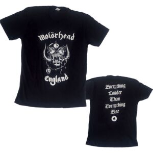 Motorhead England Adult T-Shirt - Official Band Merchandise 1