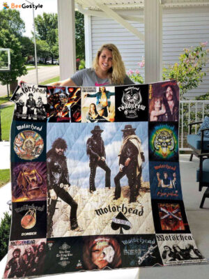 Motorhead Band Blanket Quilt CH - Cozy Rock n Roll Bedding