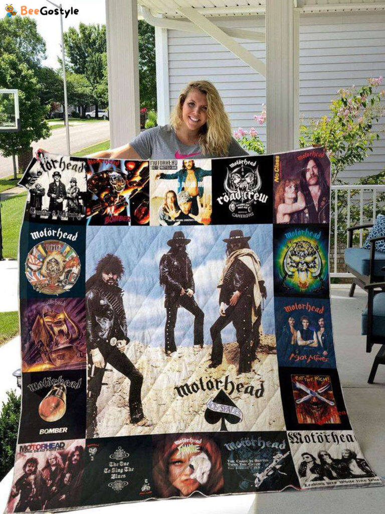 Motorhead Band Blanket Quilt CH – Cozy Rock n Roll Bedding Motorhead Band Blanket Quilt CH – Cozy Rock n Roll Bedding