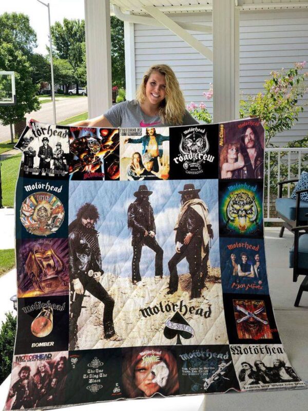 Motorhead Band Blanket Quilt CH – Cozy Rock n Roll Bedding