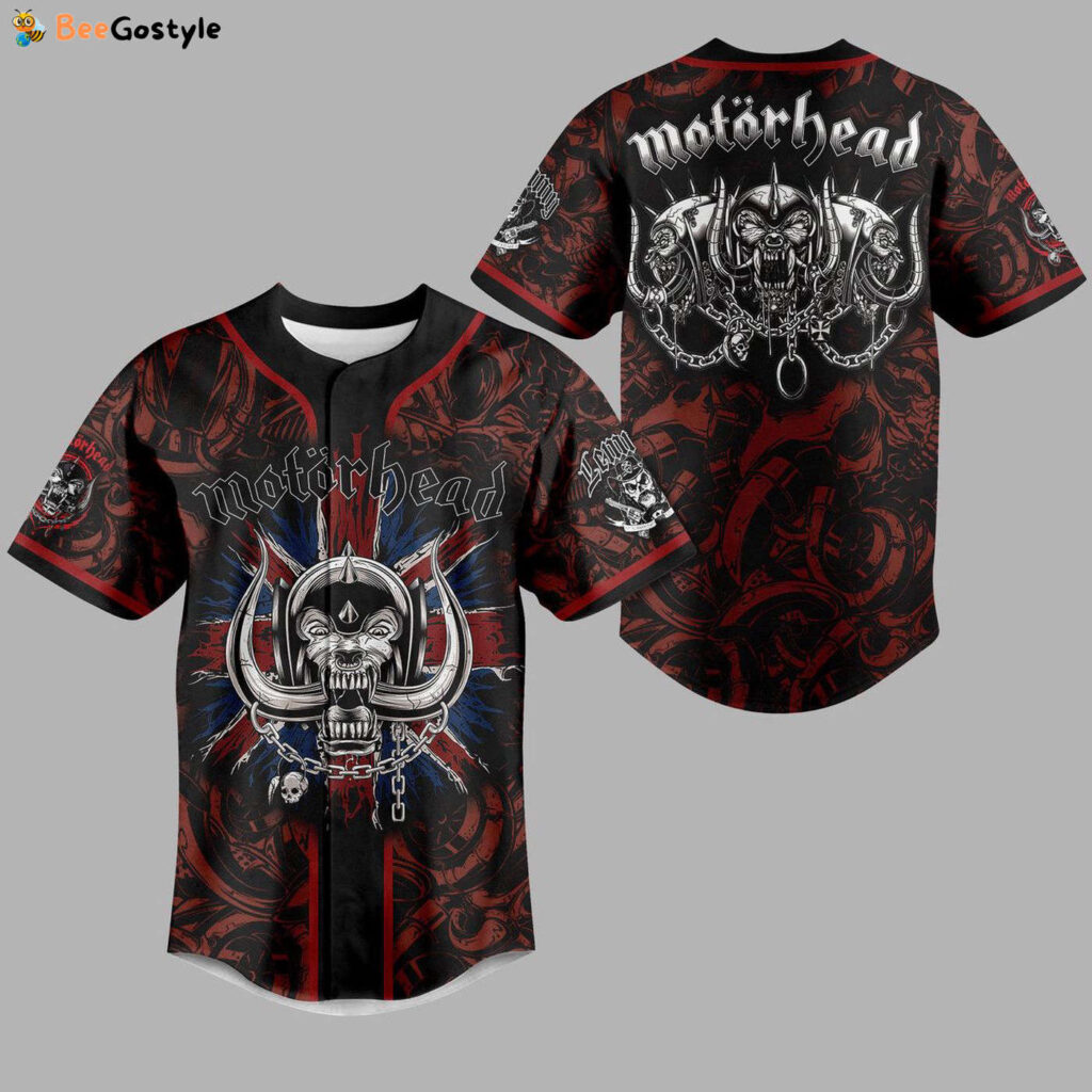 Motorhead Baseball Jersey For Men Women And Kids Gift for Fans Motorhead Baseball Jersey For Men Women And Kids Gift for Fans