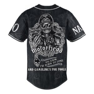 Motorhead Baseball Jersey For Men Women And Kids Gift for Fans 1