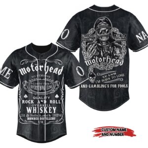 Motorhead Baseball Jersey For Men Women And Kids Gift for Fans 3