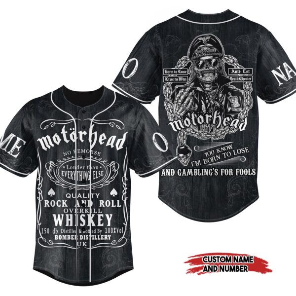 Motorhead Baseball Jersey For Men Women And Kids Gift for Fans
