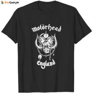 Motorhead England Logo Toddler Kids Childrens T-Shirt - Rock n Roll Fashion for Little Rebels