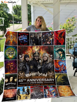 Motorhead Fleece Blanket Quilt: Cozy Holiday Gift for All Occasions