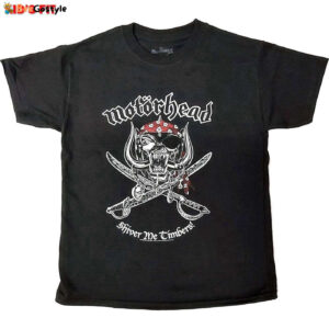 Motorhead Kids Tee: Shiver Me Timbers - Trendy Pirate-themed Shirt for Children