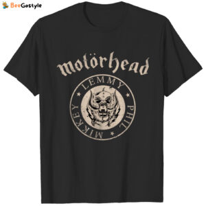 Official Motorhead Lemmy Kilmister Phil Mikkey Tee - Men s Unisex T-Shirt