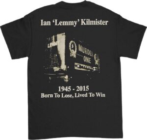 Motorhead Lemmy Men s Live to Win T-Shirt - Official Band Merchandise 1