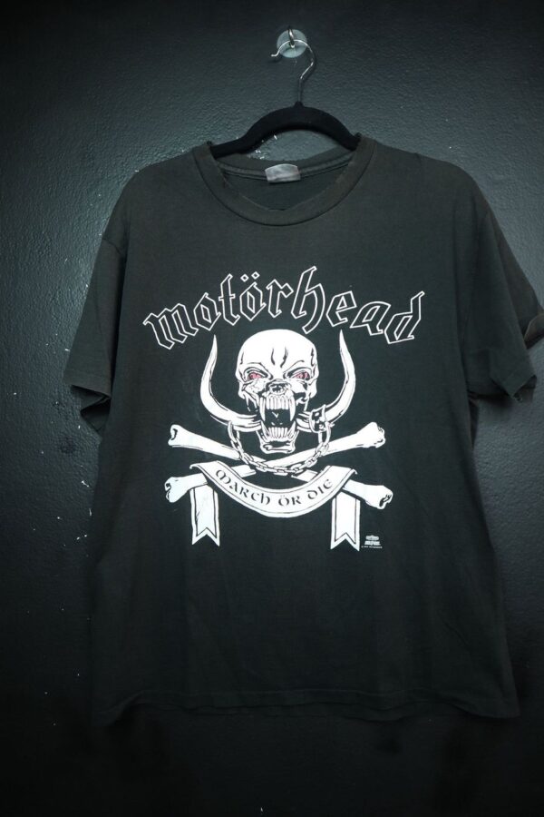 Vintage Motorhead March Or Die 1992 Tshirt – Classic Heavy Metal Band Tee