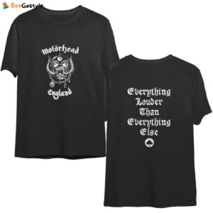 Motorhead Men s War Pig England T-Shirt in Black - Official Band Merchandise