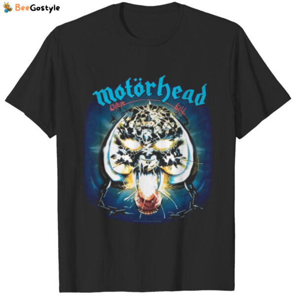 Official Motorhead Overkill Lemmy Kilmister Rock Tee – Men s Unisex T-Shirt