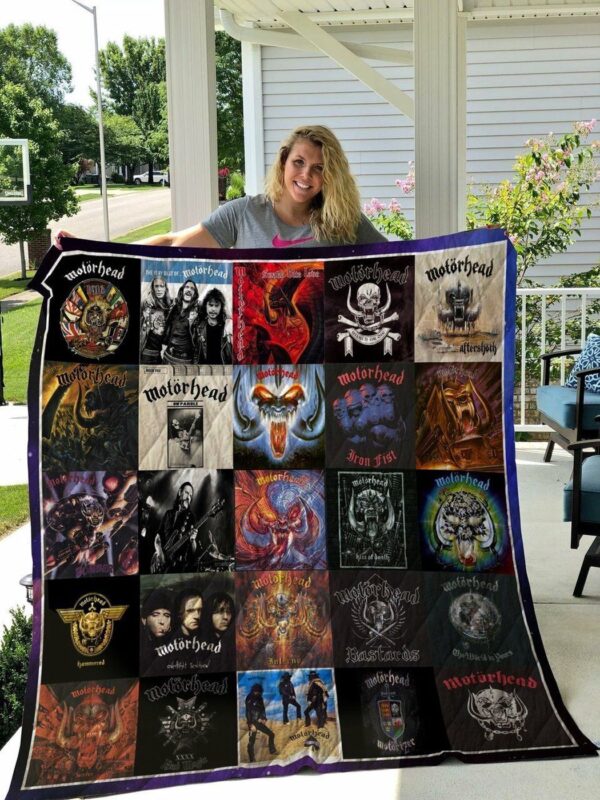 Rock Out in Style with Motorhead Quilt Blanket 2 – Limited Edition Design