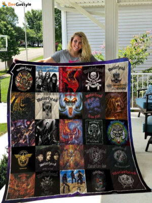 Rock Out in Style with Motorhead Quilt Blanket 2 - Limited Edition Design