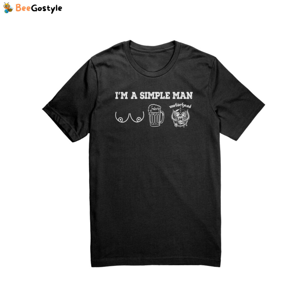Motorhead Simple Man T-Shirt: Rock Your Style with Iconic Band Merch Motorhead Simple Man T-Shirt: Rock Your Style with Iconic Band Merch