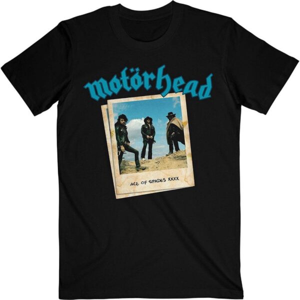 Motorhead Ace of Spades Photo T-Shirt – Rock Band Merchandise