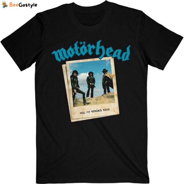Motorhead Ace of Spades Photo T-Shirt – Rock Band Merchandise
