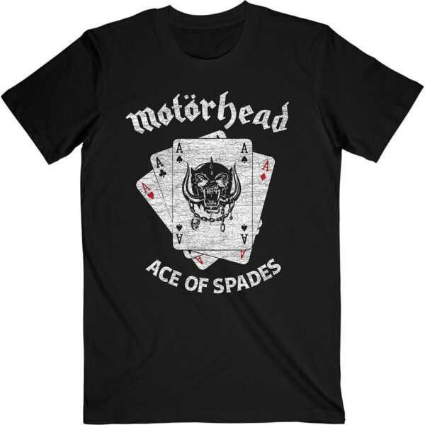 Motorhead T-Shirt: Flat War Pig Aces – Rock Out in Style!