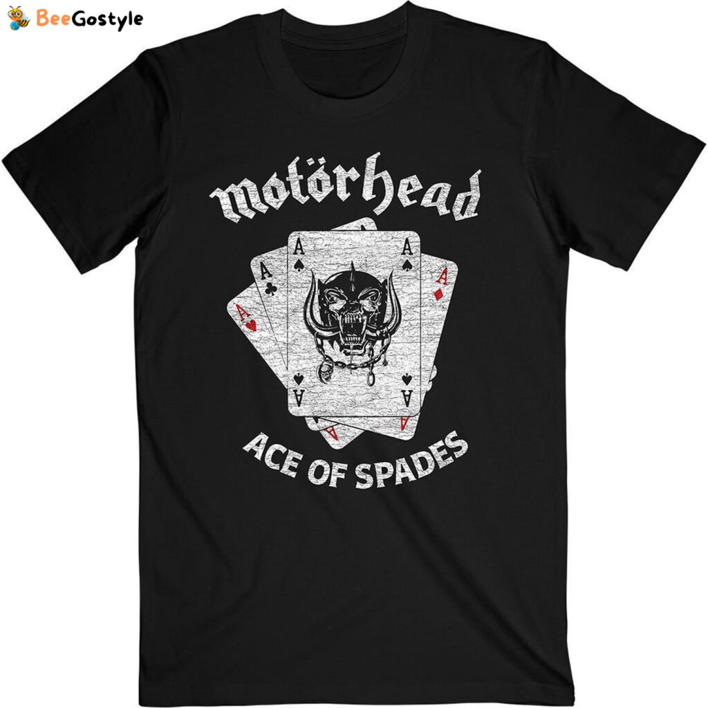 Motorhead T-Shirt – Flat War Pig Aces: Rock-inspired Tee for Hardcore Fans Motorhead T-Shirt – Flat War Pig Aces: Rock-inspired Tee for Hardcore Fans