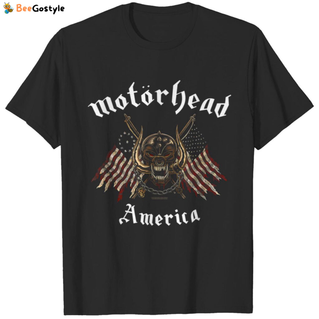 Motorhead America T-Shirt GM-Motorhead Graphic Tee for Men Motorhead America T-Shirt GM-Motorhead Graphic Tee for Men